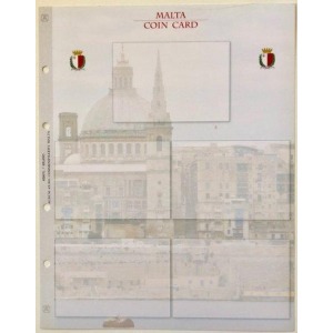 ABAFIL - Foglio generico 2 € COMMEMORATIVI Malta in coin card
