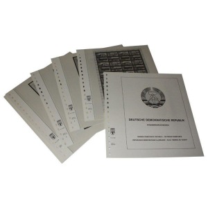 LINDNER - Germania DDR 1978-1990 Fogli Combinazioni
