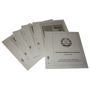 LINDNER - Germania DDR 1984-1990 Buste speciali