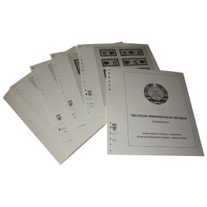 LINDNER - Germania DDR 1985-1990 Combinazioni