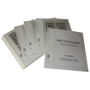 LINDNER - Germania Federale 2001 Minifogli / Foglietti da 10