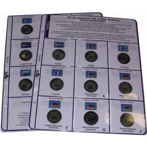 MASTER PHIL - Inserti 2 € commemorativi Trattato di Roma (con Germania 5 Zecche) 2007