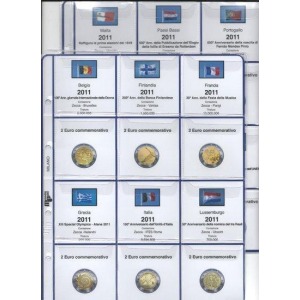 MASTER PHIL - Inserti 2 € commemorativi (esclusa Germania) 2011