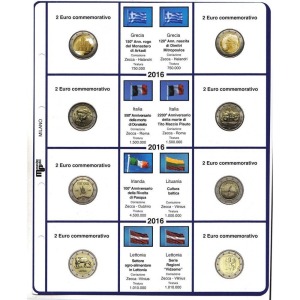 MASTER PHIL - Inserti 2 € commemorativi (esclusa Germania) 2016