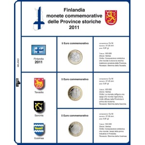 MASTER PHIL - Inserti 5 € bimetallici Finlandia 2011