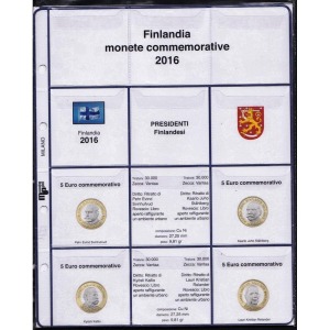 MASTER PHIL - Inserti 5 € bimetallici Finlandia 2016