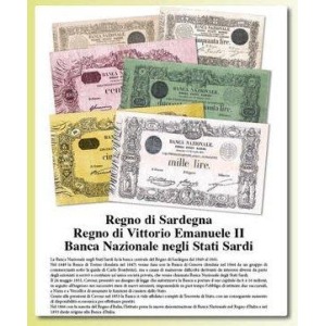 MASTER PHIL - Inserti VIP CARTAMONETA Regno di Sardegna - V.E. II - Banca Nazionale negli Stati Sardi