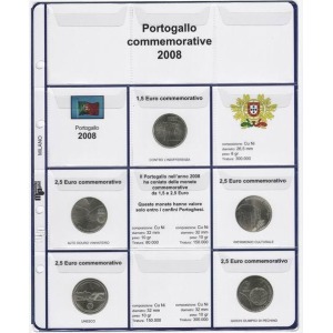 MASTER PHIL - Inserto 1,5 € e 2,5 € commemorativi Portogallo 2008
