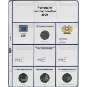 MASTER PHIL - Inserto 1,5 € e 2,5 € commemorativi Portogallo 2009