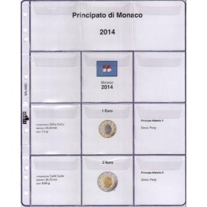 MASTER PHIL - Inserto 1 € e 2 € ordinari Monaco 2014