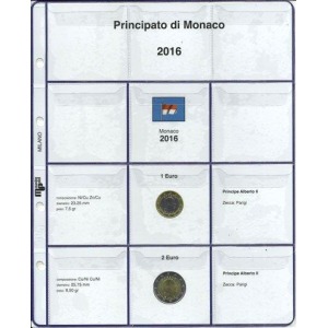 MASTER PHIL - Inserto 1 € e 2 € ordinari Monaco 2016
