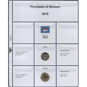 MASTER PHIL - Inserto 1 € e 2 € ordinari Monaco 2018