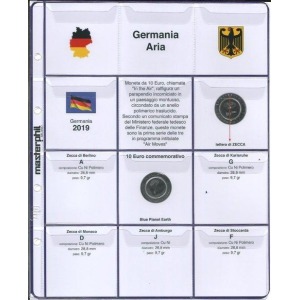 MASTER PHIL - Inserto 10 € commemorativo Germania Aria 2019