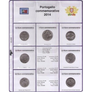 MASTER PHIL - Inserto 2,5 € e 5 € commemorativi Portogallo 2014