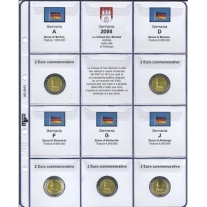 MASTER PHIL - Inserto 2 € commemorativi Germania 5 Zecche 2008
