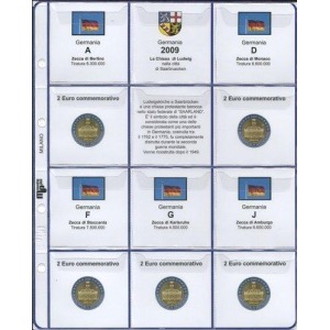 MASTER PHIL - Inserto 2 € commemorativi Germania 5 Zecche 2009