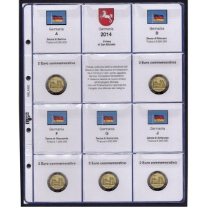 MASTER PHIL - Inserto 2 € commemorativi Germania 5 Zecche 2014