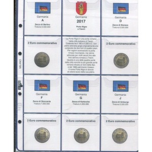MASTER PHIL - Inserto 2 € commemorativi Germania 5 Zecche 2017