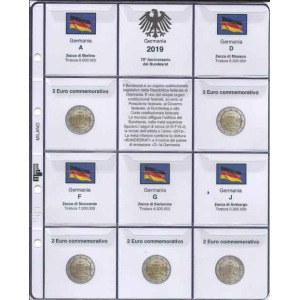MASTER PHIL - Inserto 2 € commemorativi Germania 5 Zecche Bundesrat 2019