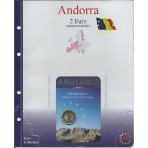 MASTER PHIL - Inserto 2 € commemorativo Andorra in blister 2014