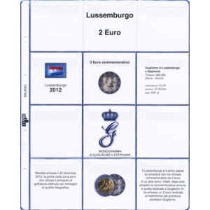 MASTER PHIL - Inserto 2 € commemorativo Lussemburgo Matrimonio 2012