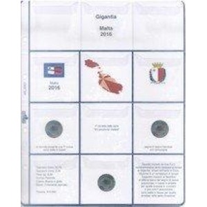 MASTER PHIL - Inserto 2 € commemorativo Malta Templi di Ggantja con simbolo Zecca diverso 2016