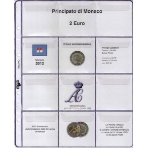 MASTER PHIL - Inserto 2 € commemorativo Monaco Sovranità 2012
