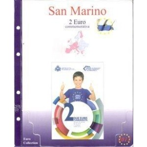 MASTER PHIL - Inserto 2 € commemorativo San Marino in folder 2012