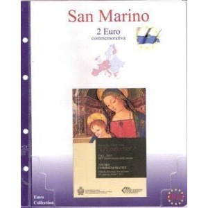 MASTER PHIL - Inserto 2 € commemorativo San Marino in folder 2013