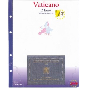 MASTER PHIL - Inserto 2 € commemorativo Vaticano in folder 2006