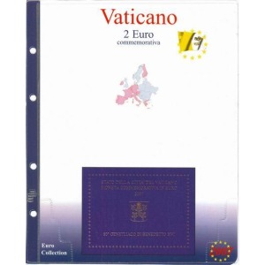 MASTER PHIL - Inserto 2 € commemorativo Vaticano in folder 2007