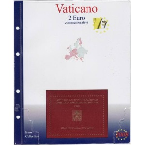 MASTER PHIL - Inserto 2 € commemorativo Vaticano in folder 2008