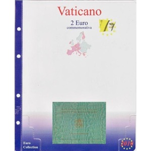 MASTER PHIL - Inserto 2 € commemorativo Vaticano in folder 2010