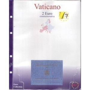 MASTER PHIL - Inserto 2 € commemorativo Vaticano in folder 2012