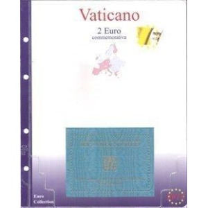 MASTER PHIL - Inserto 2 € commemorativo Vaticano in folder 2013
