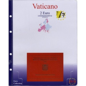 MASTER PHIL - Inserto 2 € commemorativo Vaticano in folder Giubileo della Misericordia 2016