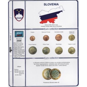 MASTER PHIL - Inserto 3 € bimetallico Slovenia 2008