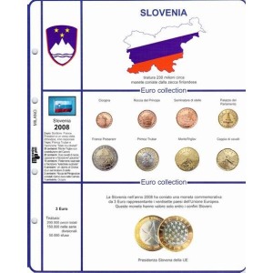 MASTER PHIL - Inserto 3 € bimetallico Slovenia 2012