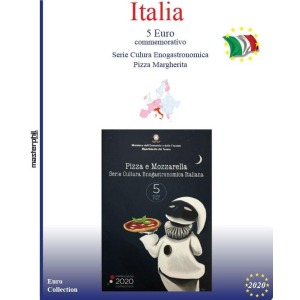 MASTER PHIL - Inserto 5 € Italia Pizza e Mozzarella in folder 2020