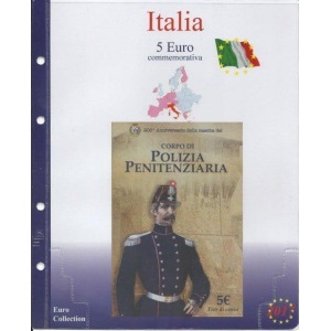 MASTER PHIL - Inserto 5 € Italia Polizia Penitenziaria in folder 2017