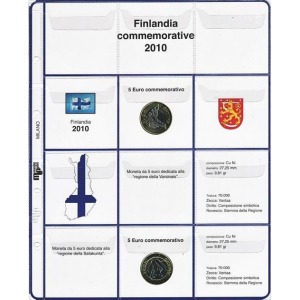 MASTER PHIL - Inserto 5 € bimetallici Finlandia 2010