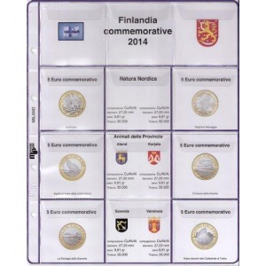 MASTER PHIL - Inserto 5 € bimetallici Finlandia 2014
