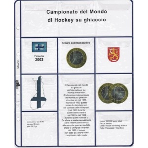 MASTER PHIL - Inserto 5 € bimetallico Finlandia 2003