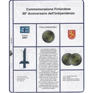 MASTER PHIL - Inserto 5 € bimetallico Finlandia 2007