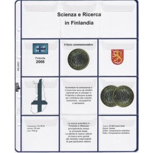 MASTER PHIL - Inserto 5 € bimetallico Finlandia 2008