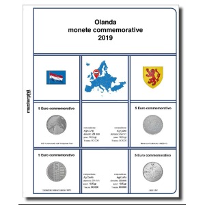 MASTER PHIL - Inserto 5 € commemorativi Olanda 2019