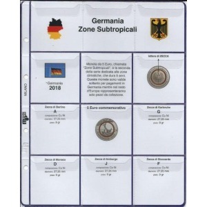 MASTER PHIL - Inserto 5 € commemorativo Germania Zona Subtropicale 2018