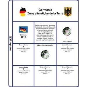 MASTER PHIL - Inserto 5 € commemorativo Germania Zone climatiche della Terra 2019
