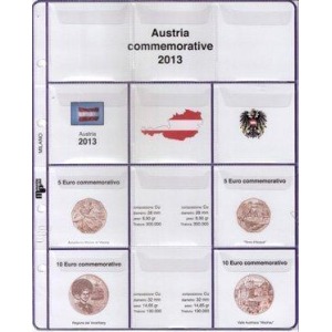 MASTER PHIL - Inserto 5 € e 10 € in rame Austria 2013