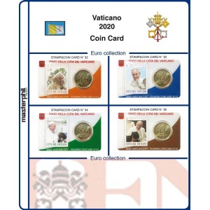 MASTER PHIL - Inserto STAMP&COIN CARD VATICANO 2020 Pontificato MMXX